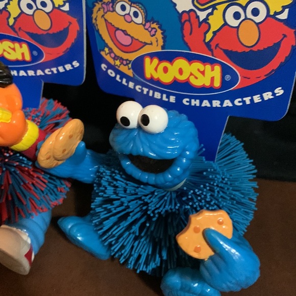 KOOSH - 1996 SESAME STREET KOOSH - COLLECTIBLE CHARACTERS! All Three!! - Picture 5 of 12